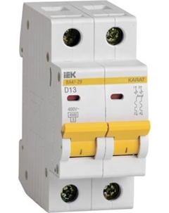 Выключатель автоматический IEK ВА 47-29 2п 13А D / MVA20-2-013-D Iek