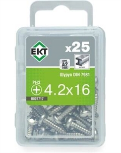 Шуруп ЕКТ С полукруглой головкой PH 4.2x16 DIN7981 / B007717 Ект