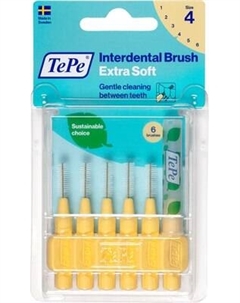 Ершики межзубные TePe Extra Soft №4 с особо мягкой щетиной Tepe