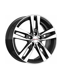 Литой диск K&K Rassvet 16x6.5" 5x100мм DIA 67.1мм ET 38мм Алмаз черный K&k