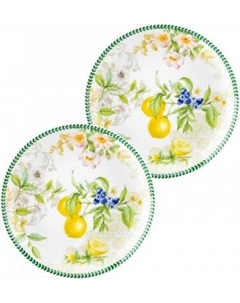 Набор тарелок Elan Gallery Лимоны / 420763 Elan gallery