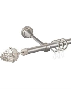 Карниз для штор АС ФОРОС Prime D16Г + наконечники Шишка Ас форос