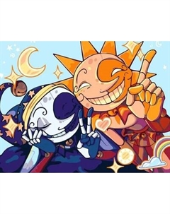 Картина по номерам PaintLine Security Breach. Солнце и луна / PL-00273 Paintline