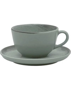 Чашка с блюдцем Oxford Flat Shape Pacifico 136497 AO04-1C07