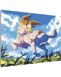 Картина по номерам PaintLine Беззаботный пес / PL-00002 Paintline