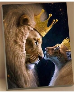 Картина по номерам Флюид Королевская любовь 40x50 / HR0650