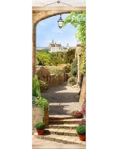 Картина по номерам Молли Тенистая улочка 35x88 / HRP0163 Molli