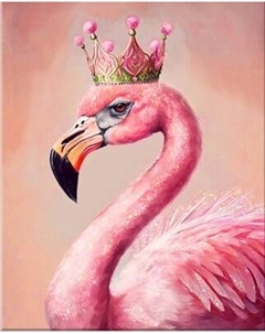 Картина по номерам Флюид Королевский фламинго 40x50 / SHR0581