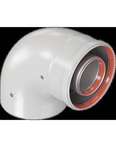 Поворот дымохода Ferroli Коаксиальное 90° / 1kwma81W