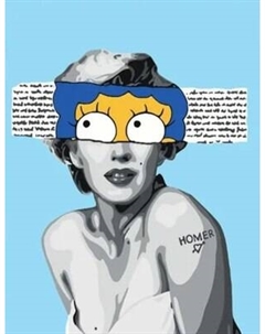 Картина по номерам PaintLine Мэрилин Монро. Симпсоны / PL-00257 Paintline