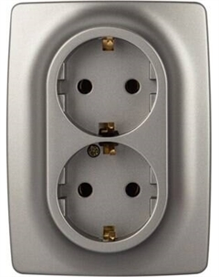 Розетка ЭРА Schuko 12-2106-16 / Б0065706 Эра