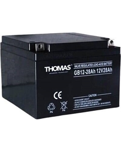 Аккумуляторная батарея THOMAS GB 12-28 Ah 12V28Ah Thomas