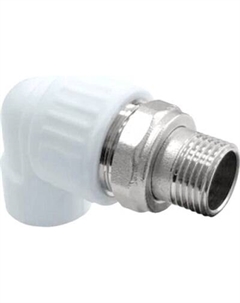 Угольник соединительный Valfex Для радиатора с американкой 25x1/2" 60/15 / 10238134