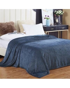 Плед Домашняя мода Синий