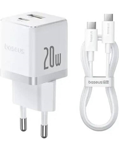 Зарядное устройство сетевое Baseus Palm C+U 20W EU / P10111608213-01