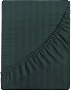 Простыня Нордтекс Verossa Stripe Dark green VRT рез 160/200/30 70274 ST13
