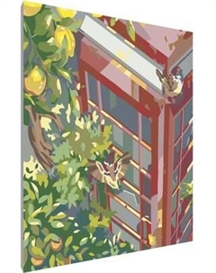 Картина по номерам PaintLine Телефонная будка / PL-00014 Paintline