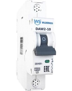Выключатель автоматический Wilderness DAW2-10 1P 100A х-ка D 10kA (R) / DAW2-10-1-D100