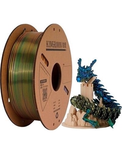 Пластик для 3D-печати Kingroon PLA Tri Color Silk 1.75мм / NSC032