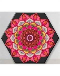 Картина по номерам Флюид Мандала на благополучие 37x32 / VFH0005