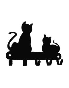 Ключница настенная Станкоинструмент №14 Котята