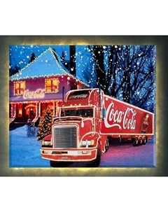 Картина по номерам Молли Новый год к нам мчится 40x50 / LHR0013 Molli