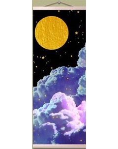 Картина по номерам Флюид Звездное ночное небо 23x57 / HRP0148