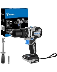 Аккумуляторная дрель-шуруповерт Deko DKCID20 PRO / 063-4457