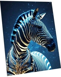 Картина по номерам Флюид Мифическая зебра 40x50 / SHR0534