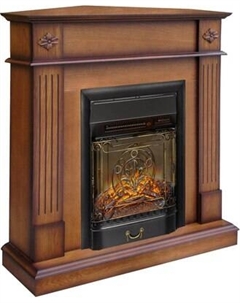 Каминокомплект Смолком Brighton Corner STD-ASP Majestic FX M Black RC