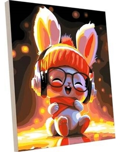 Картина по номерам PaintLine Зайка меломан / PL-00370 Paintline