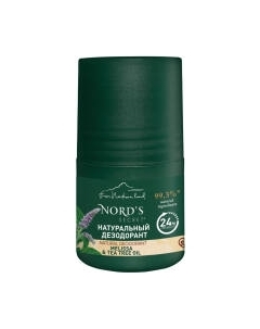 Дезодорант шариковый Nord's Secret Натуральный Мелисса и масло чайного дерева Nord's secret