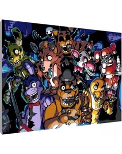 Картина по номерам PaintLine Five Nights at Freddy’s / PL-00227 Paintline