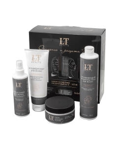 Набор косметики для волос La and Te beaute Очищение и защита Шампунь+Кондиционер+Спрей+Скраб LT13 La and te beaute