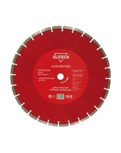 Отрезной диск алмазный Elitech 1110.007400