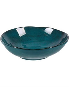 Суповая тарелка Fioretta Stone Turquoise TDP572