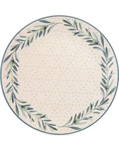 Тарелка столовая обеденная Fioretta Olive TDP421