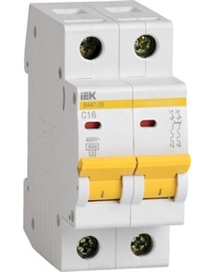 Выключатель автоматический IEK ВА 47-29 2п 5А D / MVA20-2-005-D Iek
