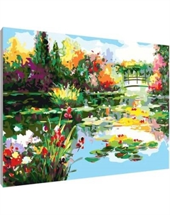 Картина по номерам PaintLine Клод Моне. Сад Живерни / PL-00178 Paintline