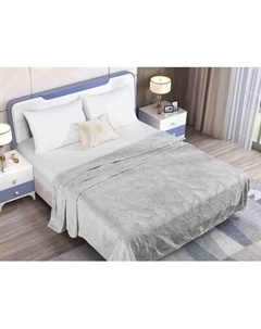 Плед Бояртекс Велсофт Перо Светлый графит (Л) 16-0000