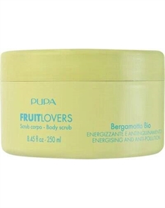 Скраб для тела Pupa Fruitlovers Bergamotto Bio