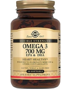 Жирные кислоты Solgar Двойная Омега-3
