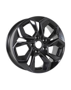 Литой диск KDW KD1620 16x6.5" 4x100мм DIA 60.1мм ET 45мм Black Painted Kdw