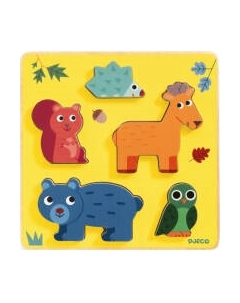 Развивающая игрушка Djeco Рамка-вкладыш. В лесу 01059