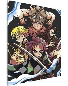 Картина по номерам PaintLine Истребители демонов / PL-00031 Paintline