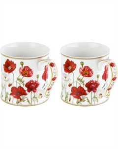 Кружка Elan Gallery New Bone China Маки / 420331_2 Elan gallery