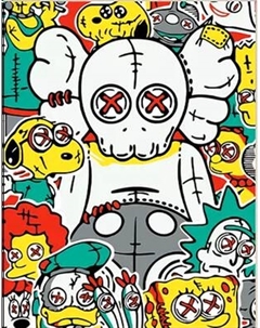 Картина по номерам PaintLine Kaws Cartoons / PL-00325 Paintline