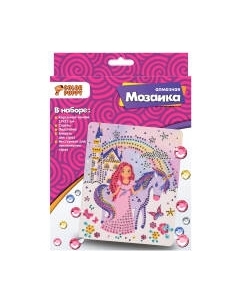 Набор алмазной вышивки Color Puppy Принцесса с единорогом / 70018 Color puppy