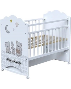 Детская кроватка VDK Happy Family колесо-качалка с маятником Vdk