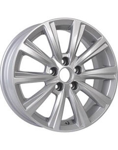 Литой диск KDW KD1548 Polo 15x6" 5x100мм DIA 57.1мм ET 38мм Silver Painted Kdw